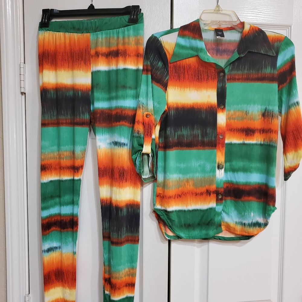 Tie dye pant set Gibio Size S